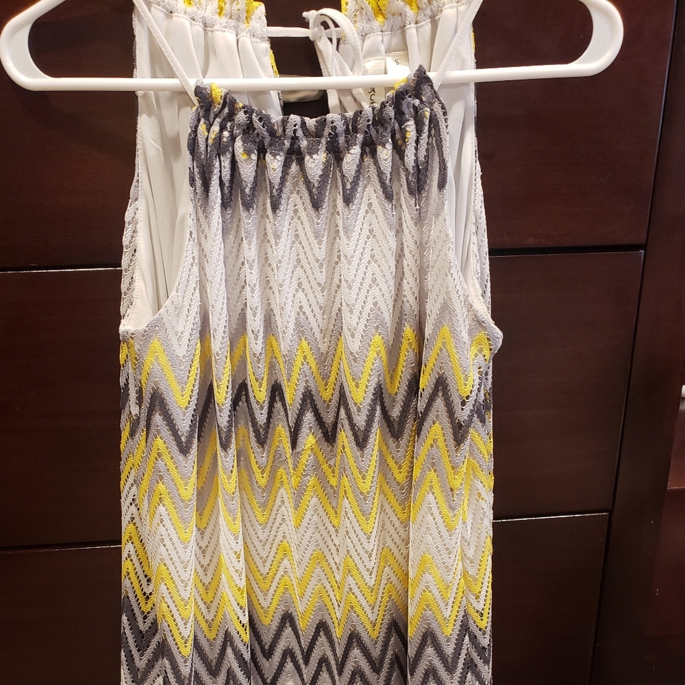 Almost knee length dress